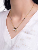 Aayushi Solitaire Charm 18K Gold Plated Mangalsutra