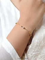 Amaira Diamond 14K Gold Plated Mangalsutra Bracelet