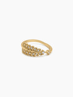 Arelia Diamond 18K Gold Plated Women's Ring