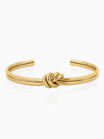 Arlen Knot 18K Gold Plated Cuff Bracelet