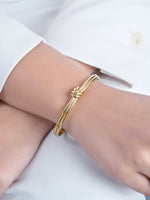 Arlen Knot 18K Gold Plated Cuff Bracelet