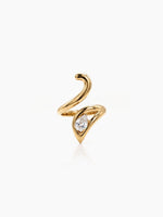 Benita Diamond 18K Gold Plated Women's Ring