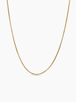 Box 1MM 18K Gold Plated Women's Chain