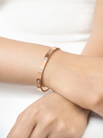 Bree Band Rosegold Plated Bracelet