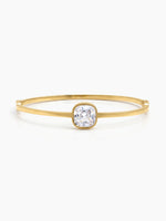 Caesar Solitaire 18K Gold Plated Band Bracelet