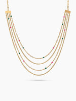 Catrin Layered 18K Gold Plated Women's Chain