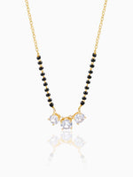 Esha Solitaire 14K Gold Plated Mangalsutra