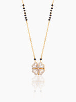Gleaming Clover 18K Gold Plated Mangalsutra