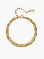 Ismera Layered 18K Gold Plated Women's Bracelet