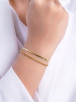 Ismera Layered 18K Gold Plated Women's Bracelet