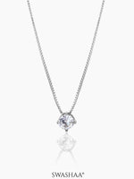 Juno Solitaire Necklace