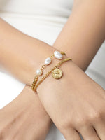 Kinna Pearl 18K Gold Plated Bracelet