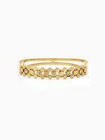 Lareza Diamond 18K Gold Plated Small Wrist Band Bracelet