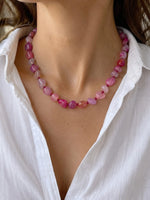 Maya Rose Pink Women's Beaded Necklace