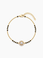 Nandita Diamond 18K Gold Plated Mangalsutra Bracelet