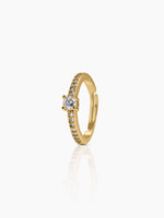 Norelle Solitaire 18K Gold Plated Women's Ring