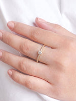 Norelle Solitaire 18K Gold Plated Women's Ring