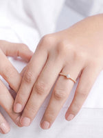 Norelle Solitaire 18K Gold Plated Women's Ring