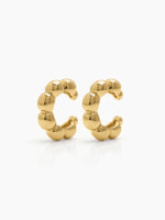 Odessa Beaded 18K Gold Plated Ear Cuffs