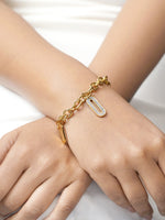 Roha Link 18K Gold Plated Bracelet