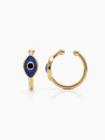 Tressa Evil Eye 18K Gold Plated Ear Cuffs