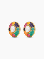 Vivora Multicolour 18K Gold Plated Earrings
