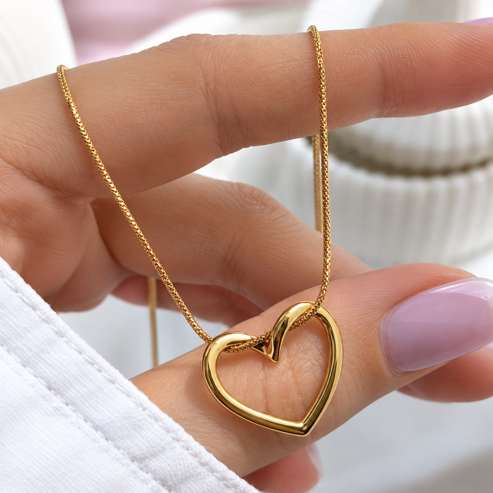 Customer wearing Erlea jewellery