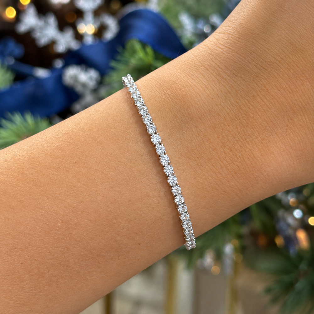 Customer wearing Erlea jewellery