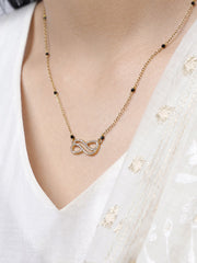 Aavya Infinity 18K Gold Plated Mangalsutra
