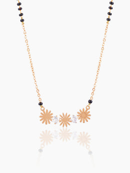 Ahaya Rosegold Plated Mangalsutra
