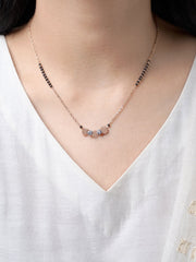 Ahaya Rosegold Plated Mangalsutra