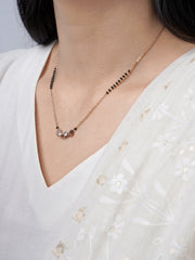 Ahaya Rosegold Plated Mangalsutra