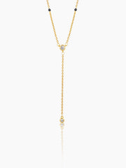 Aleeia Solitaire Drop 18K Gold Plated Mangalsutra