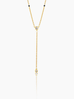 Aleeia Solitaire Drop 18K Gold Plated Mangalsutra