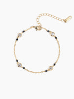 Amaira Diamond 14K Gold Plated Mangalsutra Bracelet