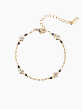 Amaira Diamond 14K Gold Plated Mangalsutra Bracelet