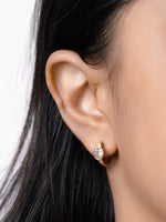 Amora Heart Hoop Earrings