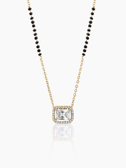 Anisa Solitaire 18K Gold Plated Mangalsutra
