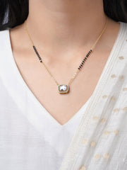 Anisa Solitaire 18K Gold Plated Mangalsutra