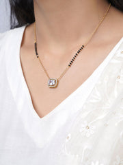 Anisa Solitaire 18K Gold Plated Mangalsutra