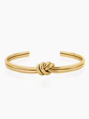 Arlen Knot 18K Gold Plated Cuff Bracelet