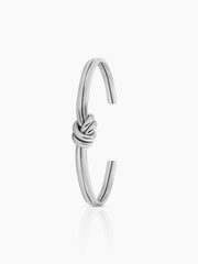 Arlen Knot Silver Cuff Bracelet