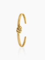 Arlen Knot 18K Gold Plated Cuff Bracelet