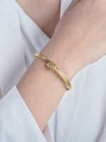 Arlen Knot 18K Gold Plated Cuff Bracelet