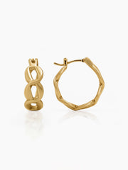 Arlina Link Hoop Earrings