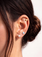 Aurelia 18K Gold Plated Women's Stud Earrings Set