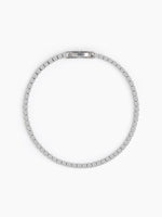 Aurora Diamond Silver Bracelet