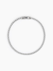 Aurora Diamond Silver Bracelet