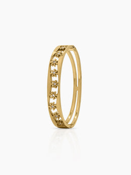 Avelia Diamond 18K Gold Plated Small Wrist Band Bracelet