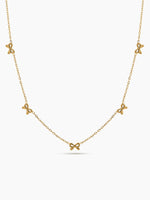 Belina Bow 18K Gold Plated Necklace